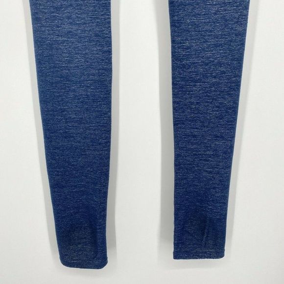 Athleta Low Rise Athletic Leggings Size XS Tall Compressive Workout Heather Blue - Picture 6 of 10